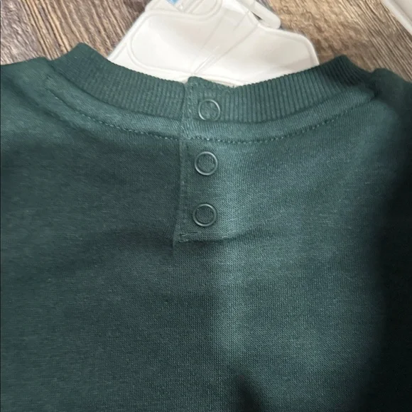 Puma Dark Green Baby Tracksuit with Beige Accents - Picture 7 of 7